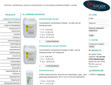 Tablet Screenshot of hauer-cleaningproducts.at